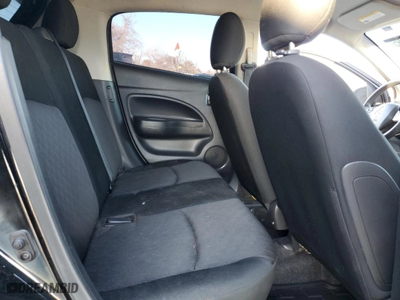 2021 Mitsubishi Mirage ES with VIN ML32AUHJ5MH010317, listed as a Copart auction lot 42448395 with 106036 miles and Salvage Title. Bid and sale history available at carsss.com. Image 10.