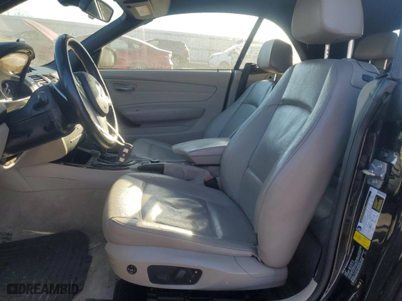 2012 BMW 1 Series 128i with VIN WBAUL7C52CVM83052, listed as a Copart auction lot 43197535 with 145,107 mi miles and Salvage Title. Bid and sale history available at carsss.com. Image 7.