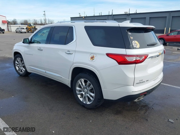 2018 Chevrolet Traverse High Country with VIN 1GNEVKKWXJJ237120, listed as a IAAI auction lot 41458312 with 125,626 mi miles. Bid and sale history available at carsss.com. Image 3.