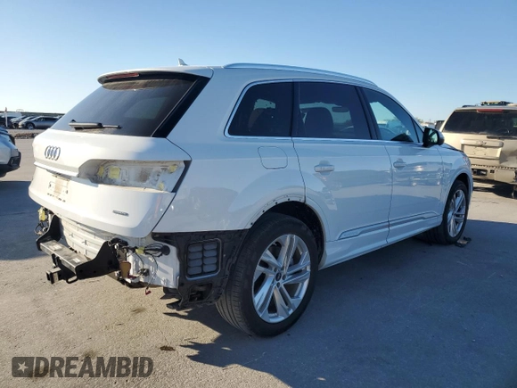 2023 Audi Q7 Premium with VIN WA1ACBF75PD013674, listed as a Copart auction lot 48860755 with 30,886 mi miles and Salvage title. Bid and sale history available at DreamBid. Image 3.