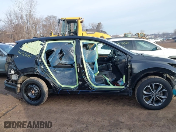 2020 Honda CR-V EX-L with VIN 5J6RW2H82LL002468, listed as a IAAI auction lot 41762091 with 65,607 mi miles. Bid and sale history available at carsss.com. Image 14.