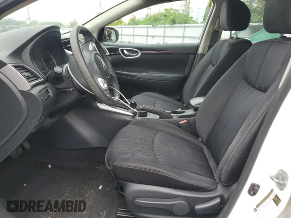 2017 Nissan Sentra SV with VIN 3N1AB7AP8HY255485, listed as a Copart auction lot 57142725 with Not provided miles and Salvage title. Bid and sale history available at DreamBid. Image 7.