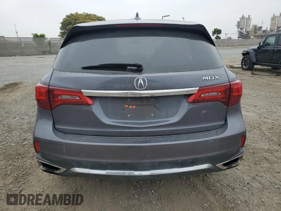 2017 Acura MDX Technology with VIN 5FRYD3H57HB004261, listed as a Copart auction lot 61956755 with 73,600 mi miles and Salvage title. Bid and sale history available at DreamBid. Image 6.
