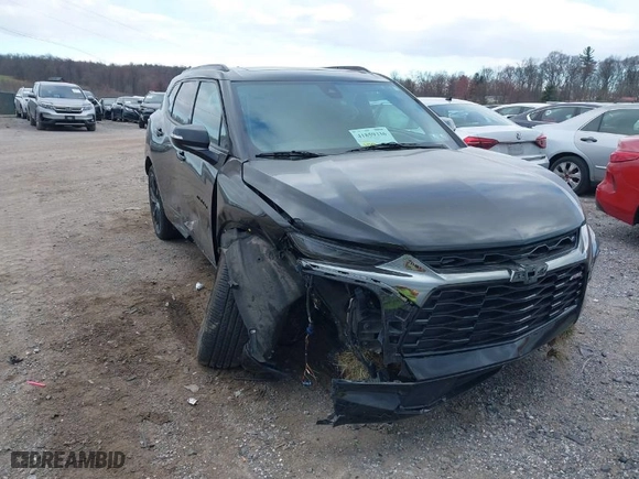 2021 Chevrolet Blazer RS with VIN 3GNKBKRS2MS527336, listed as a IAAI auction lot 41859336 with 126,029 mi miles. Bid and sale history available at carsss.com. Image 6.