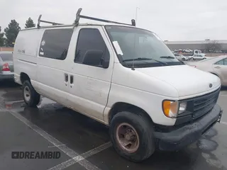 2000 Ford Econoline Cargo with VIN 1FTRE142XYHB26700, listed as a IAAI auction lot 41448848 with 198,065 mi miles. Bid and sale history available at carsss.com. Image 1.