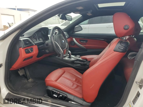 2017 BMW 4 Series 430i xDrive with VIN WBA4R9C52HK878447, listed as a Copart auction lot 52761665 with Not Provided miles and Salvage Title. Bid and sale history available at DreamBid. Image 7.