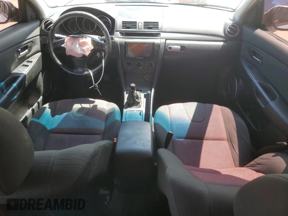 2004 Mazda 3 s with VIN JM1BK343741122704, listed as a Copart auction lot 53317435 with 214,688 mi miles and Salvage Title. Bid and sale history available at carsss.com. Image 8.