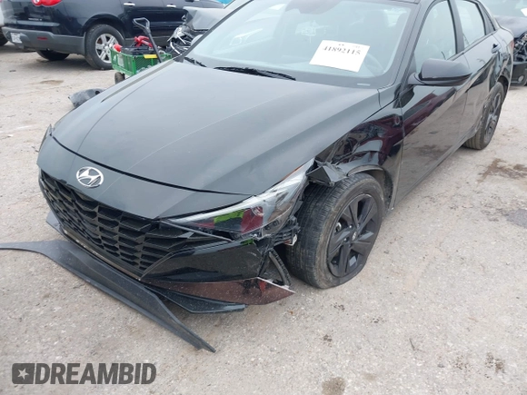 2023 Hyundai Elantra SEL with VIN KMHLM4AGXPU520757, listed as a IAAI auction lot 41892115 with 22,460 mi miles and . Bid and sale history available at DreamBid. Image 6.