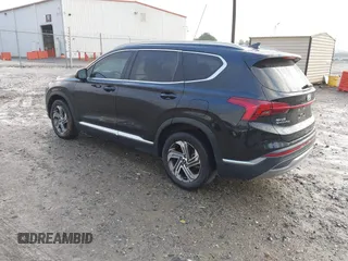 2021 Hyundai Santa Fe SEL with VIN 5NMS24AJ0MH357850, listed as a IAAI auction lot 41207381 with 123,584 mi miles. Bid and sale history available at carsss.com. Image 3.