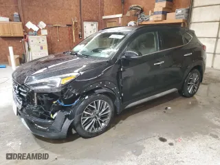 2021 Hyundai Tucson Limited with VIN KM8J3CAL7MU350399, listed as a Copart auction lot 83338604 with 32,147 mi miles and Salvage Title. Bid and sale history available at carsss.com. Image 1.