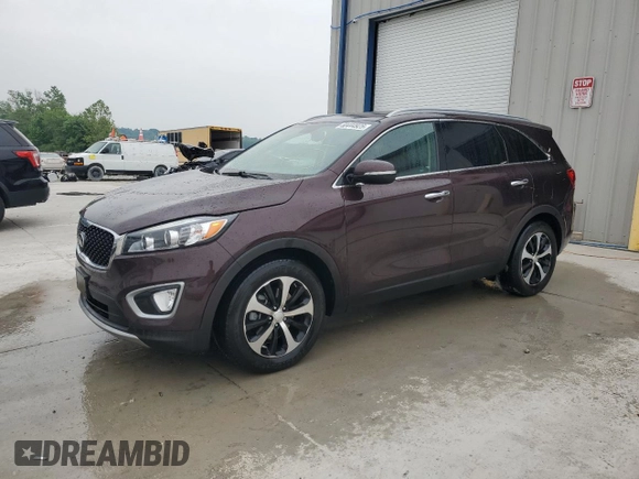 2016 Kia Sorento EX with VIN 5XYPH4A5XGG068691, listed as a Copart auction lot 60444925 with 163,390 mi miles and Salvage title. Bid and sale history available at DreamBid. Image 1.