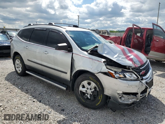 2017 Chevrolet Traverse LS с VIN 1GNKRFKD8HJ326725, выставлен на аукционе Copart как лот 57758505 с пробегом 161 334 миль миль и Списание • Salvage title. История ставок и продаж доступна на DreamBid. Изображение 4.