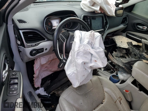 2019 Jeep Cherokee Limited with VIN 1C4PJLDB4KD154098, listed as a Copart auction lot 53872195 with 114,981 mi miles and Salvage title. Bid and sale history available at DreamBid. Image 8.