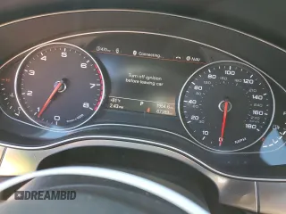 2014 Audi A6 Premium Plus with VIN WAUDFAFCXEN100850, listed as a Copart auction lot 60756835 with 67,389 mi miles and Salvage title. Bid and sale history available at DreamBid. Image 9.