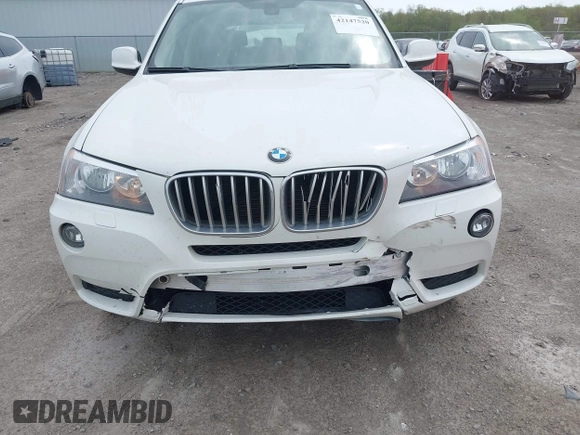 2014 BMW X3 xDrive28i with VIN 5UXWX9C57E0D42183, listed as a IAAI auction lot 42147520 with 121,266 mi miles and . Bid and sale history available at DreamBid. Image 6.
