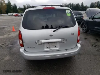 2001 Nissan Quest GXE with VIN 4N2ZN15T81D809481, listed as a Copart auction lot 74615054 with 209,491 mi miles and Salvage Title. Bid and sale history available at carsss.com. Image 6.