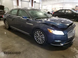 2017 Lincoln Continental Select with VIN 1LN6L9SK8H5616768, listed as a Copart auction lot 47573715 with 42,508 mi miles and Salvage Title. Bid and sale history available at DreamBid. Image 4.