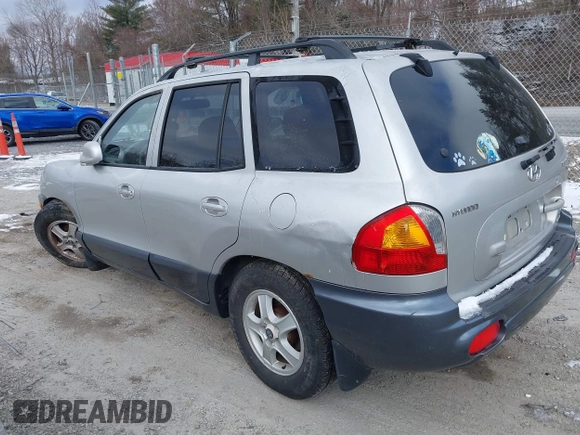2002 Hyundai Santa Fe GLS with VIN KM8SC73D82U275582, listed as a IAAI auction lot 41565218 with 248,804 mi miles. Bid and sale history available at carsss.com. Image 3.