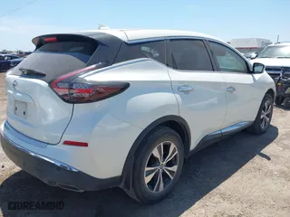 2020 Nissan Murano S with VIN 5N1AZ2AJ7LN140921, listed as a IAAI auction lot 41842483 with 51,457 mi miles. Bid and sale history available at carsss.com. Image 4.