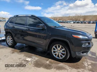 2016 Jeep Cherokee Limited with VIN 1C4PJMDB9GW151425, listed as a Copart auction lot 51323675 with 141,499 mi miles and Salvage Title. Bid and sale history available at DreamBid. Image 4.
