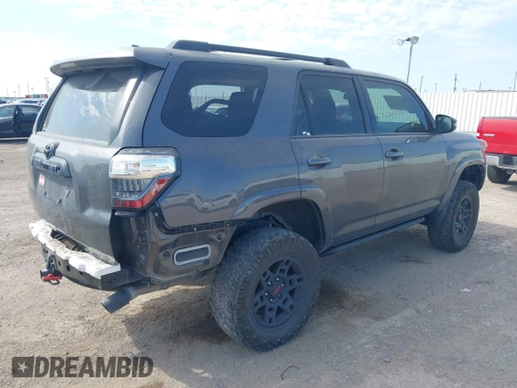 2019 Toyota 4Runner SR5 with VIN JTEBU5JR3K5713628, listed as a IAAI auction lot 42003303 with 65,026 mi miles and . Bid and sale history available at DreamBid. Image 4.
