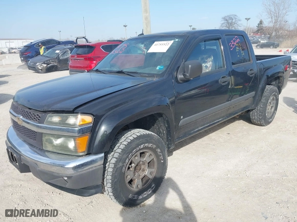 2008 Chevrolet Colorado LT w/2LT with VIN 1GCDT13E088155005, listed as a IAAI auction lot 41753322 with 161,790 mi miles. Bid and sale history available at carsss.com. Image 19.