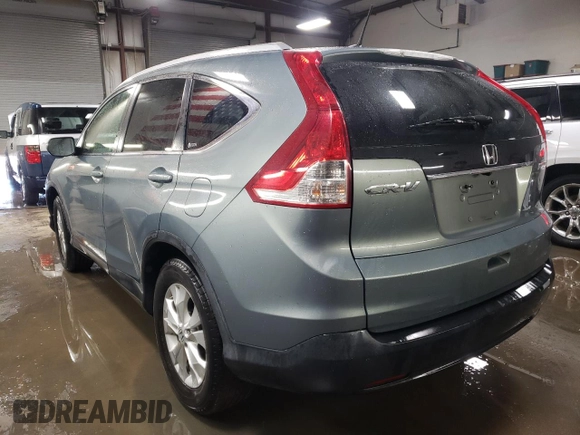 2012 Honda CR-V EX-L with VIN JHLRM4H74CC004210, listed as a Copart auction lot 48322215 with 161,931 mi miles and Salvage Title. Bid and sale history available at carsss.com. Image 2.