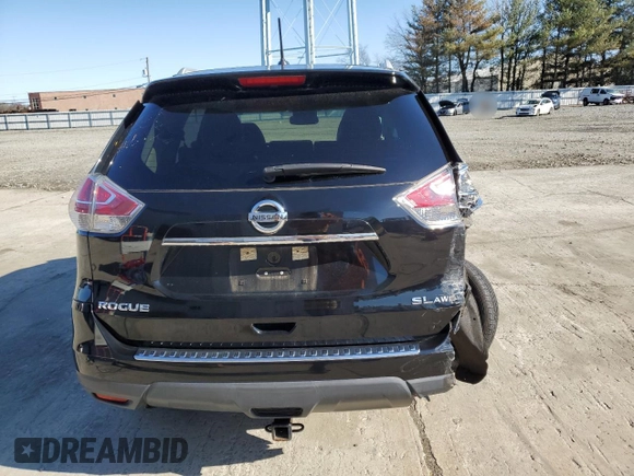 2015 Nissan Rogue SL with VIN 5N1AT2MV4FC762408, listed as a Copart auction lot 51258745 with Not Provided miles and Salvage Title. Bid and sale history available at carsss.com. Image 6.