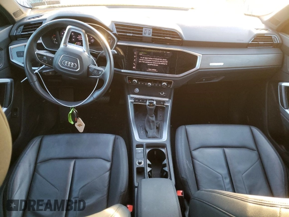 2019 Audi Q3 Premium Plus with VIN WA1BECF3XK1069346, listed as a Copart auction lot 38804023 with 21,783 mi miles. Bid and sale history available at carsss.com. Image 8.