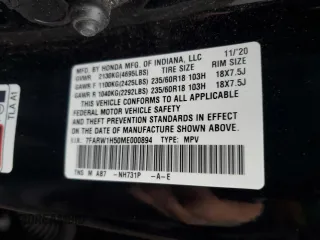 2021 Honda CR-V EX with VIN 7FARW1H50ME000894, listed as a Copart auction lot 71021252 with 36,597 mi miles. Bid and sale history available at carsss.com. Image 13.