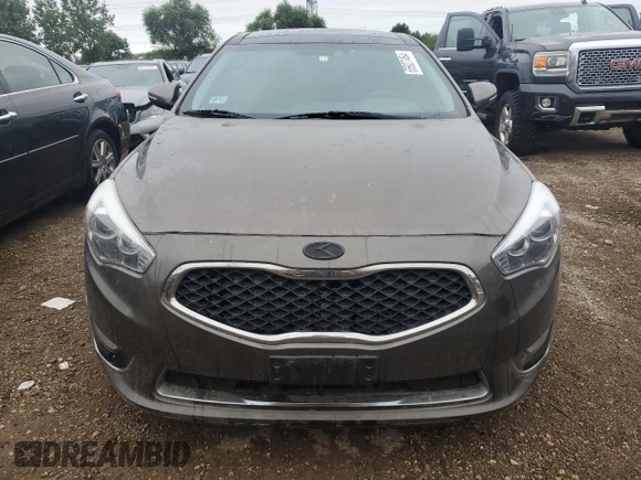 2014 Kia Cadenza Premium with VIN KNALN4D7XE5128265, listed as a Copart auction lot 65927464 with 99,127 mi miles and Salvage Title. Bid and sale history available at carsss.com. Image 5.