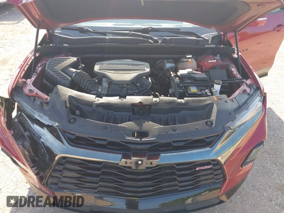 2021 Chevrolet Blazer RS with VIN 3GNKBERS2MS503863, listed as a IAAI auction lot 42424635 with 76,040 mi miles and . Bid and sale history available at DreamBid. Image 10.