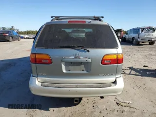 2000 Toyota Sienna LE with VIN 4T3ZF13C2YU281355, listed as a Copart auction lot 76415954 with 133,763 mi miles and Salvage Title. Bid and sale history available at carsss.com. Image 6.