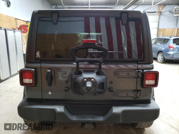 2018 Jeep Wrangler Unlimited Sport S z VIN 1C4HJXDN8JW262507, wystawiony jako Copart lot #60594625 z przebiegiem 106 793 mil mil oraz Czysty tytuł • Clean title. Historia ofert i sprzedaży dostępna na DreamBid. Obrazek 6.