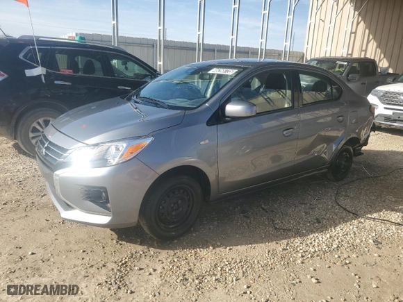 2023 Mitsubishi Mirage G4 ES with VIN ML32FUFJ9PHF04854, listed as a Copart auction lot 46268735 with 28,964 mi miles and Clean Title. Bid and sale history available at carsss.com. Image 1.