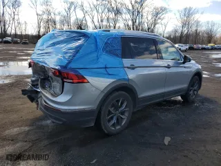 2022 Volkswagen Tiguan SE with VIN 3VV2B7AX5NM145127, listed as a Copart auction lot 50167775 with 25,432 mi miles and Salvage Title. Bid and sale history available at carsss.com. Image 3.