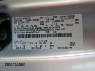 2016 Ford F-150 XL with VIN 1FTEX1C89GKD58365, listed as a Copart auction lot 52746414 with 174,376 mi miles and Salvage Title. Bid and sale history available at carsss.com. Image 12.