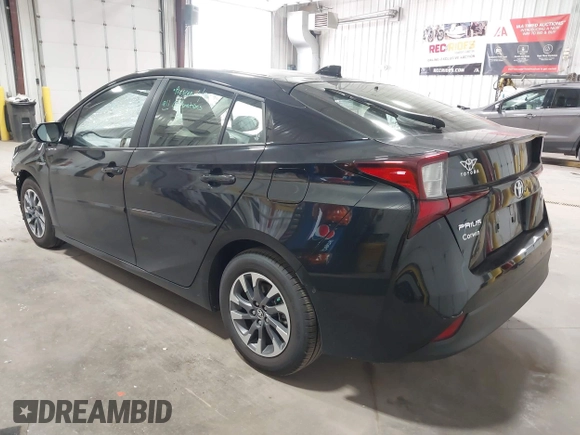 2022 Toyota Prius L Eco with VIN JTDKAMFU2N3186072, listed as a IAAI auction lot 42486252 with 5,887 mi miles and . Bid and sale history available at DreamBid. Image 3.