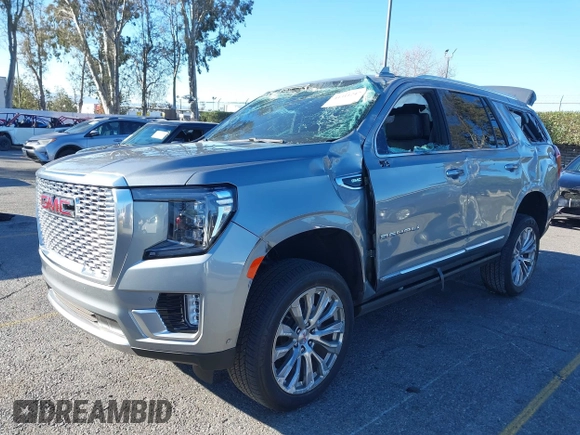 2024 GMC Yukon Denali with VIN 1GKS2DKL1RR218804, listed as a IAAI auction lot 41311247 with 13,628 mi miles. Bid and sale history available at carsss.com. Image 2.
