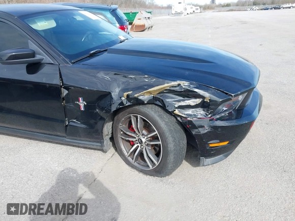 2011 Ford Mustang V6 with VIN 1ZVBP8AM0B5102857, listed as a IAAI auction lot 41622135 with 144,246 mi miles and . Bid and sale history available at carsss.com. Image 6.