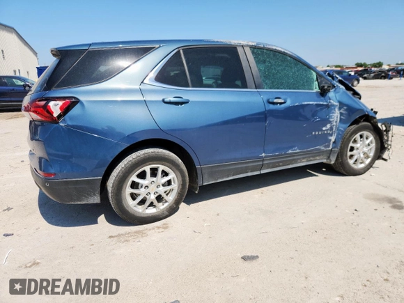 2024 Chevrolet Equinox LT with VIN 3GNAXKEG1RL228064, listed as a Copart auction lot 58274905 with 10,375 mi miles and Salvage title. Bid and sale history available at DreamBid. Image 3.