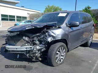 2021 Honda Pilot EX with VIN 5FNYF5H35MB036402, listed as a IAAI auction lot 42280114 with Not provided miles and . Bid and sale history available at DreamBid. Image 2.
