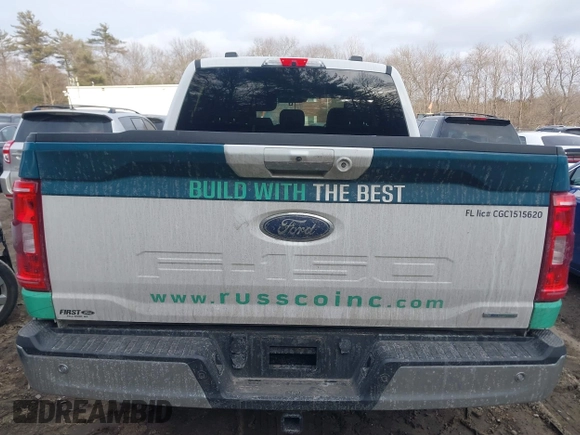 2021 Ford F-150 XL with VIN 1FTEW1EPXMFC83574, listed as a IAAI auction lot 41694174 with 57,814 mi miles. Bid and sale history available at carsss.com. Image 16.
