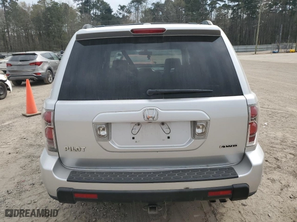 2006 Honda Pilot EX-L with RES with VIN 2HKYF18616H506464, listed as a Copart auction lot 48907775 with 175,221 mi miles and Salvage Title. Bid and sale history available at carsss.com. Image 6.