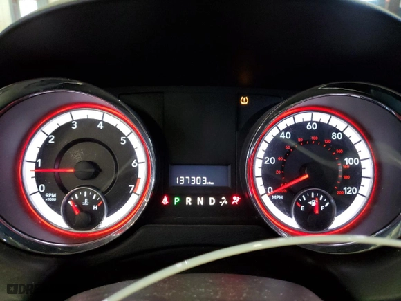 2014 Dodge Grand Caravan SXT with VIN 2C4RDGCG9ER113813, listed as a Copart auction lot 51507615 with 137,303 mi miles and Salvage Title. Bid and sale history available at carsss.com. Image 9.