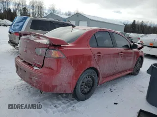 2016 Mitsubishi Lancer SE with VIN JA32V2FW4GU601351, listed as a Copart auction lot 45385585 with 0 mi miles and Salvage Title. Bid and sale history available at carsss.com. Image 3.