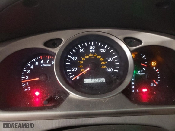 2004 Toyota Highlander with VIN JTEEP21AX40065167, listed as a Copart auction lot 51987375 with 230,960 mi miles and Salvage Title. Bid and sale history available at carsss.com. Image 9.
