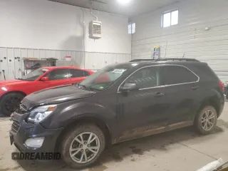2016 Chevrolet Equinox LT with VIN 2GNFLFEK8G6297168, listed as a Copart auction lot 48068495 with 75,278 mi miles and Salvage Title. Bid and sale history available at carsss.com. Image 1.