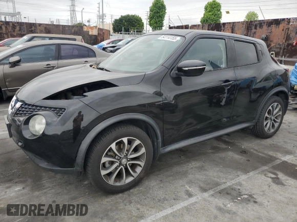 2017 Nissan Juke SL with VIN JN8AF5MR4HT700787, listed as a Copart auction lot 54114155 with 78,136 mi miles and Salvage Title. Bid and sale history available at carsss.com. Image 1.