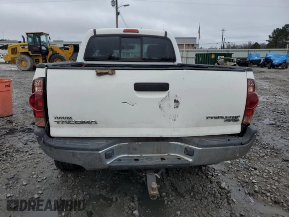 2008 Toyota Tacoma PreRunner with VIN 5TENX62N98Z478572, listed as a Copart auction lot 44653345 with 219,176 mi miles and Salvage title. Bid and sale history available at DreamBid. Image 6.